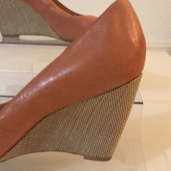 Franco sarto-peach wedges-7.5M - Picture 6 of 12